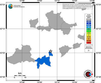 Mappa EMS - territori comuni