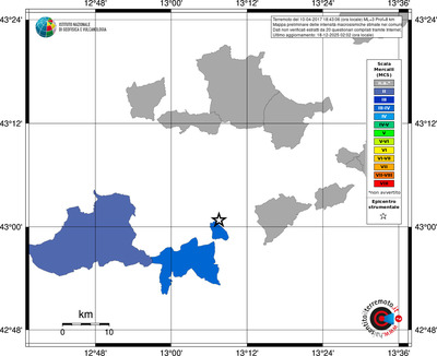 Mappa MCS - territori comuni