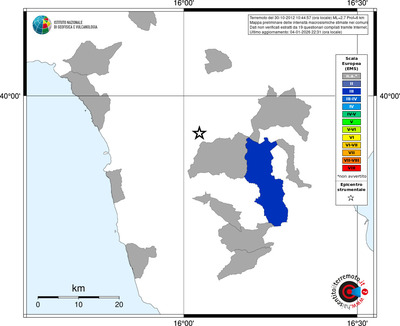 Mappa EMS - territori comuni