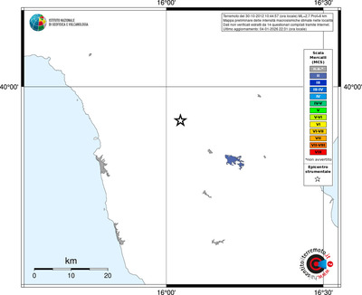 Mappa MCS - territori località