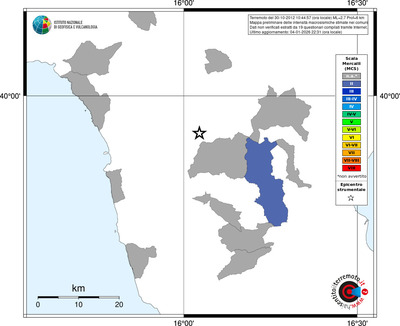 Mappa MCS - territori comuni