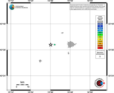 Mappa MCS - territori località