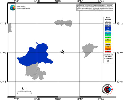 Mappa EMS - territori comuni