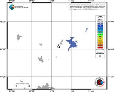 Mappa MCS - territori località