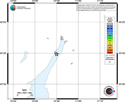 Mappa EMS - territori località