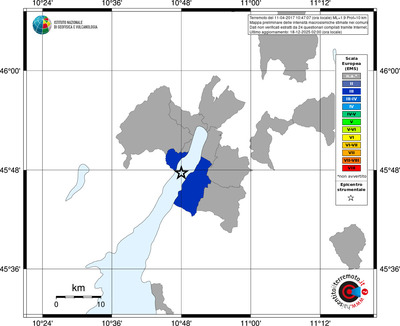 Mappa EMS - territori comuni