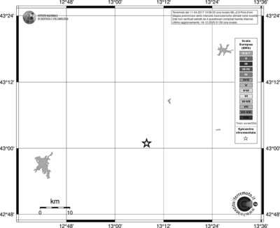 Mappa EMS - territori località