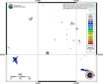 Mappa EMS - territori località