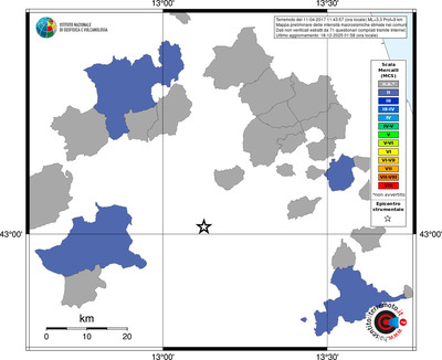 Mappa MCS - territori comuni