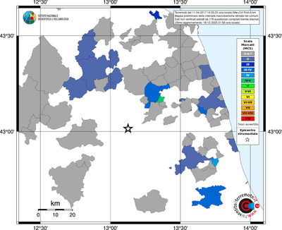 Mappa MCS - territori comuni