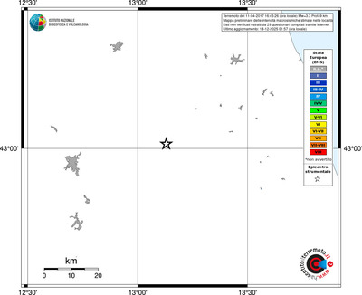 Mappa EMS - territori località