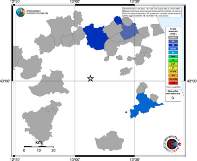 Mappa MCS - territori comuni