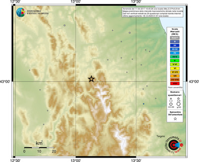 Mappa MCS - località