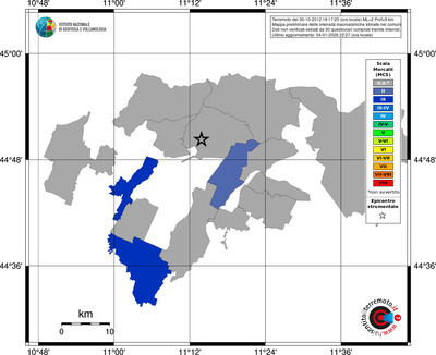 Mappa MCS - territori comuni