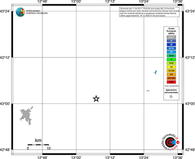 Mappa EMS - territori località