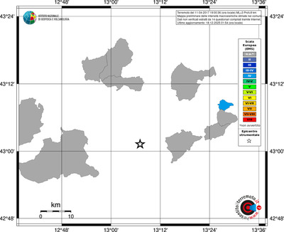 Mappa EMS - territori comuni