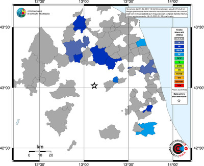 Mappa MCS - territori comuni