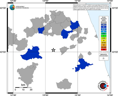 Mappa EMS - territori comuni