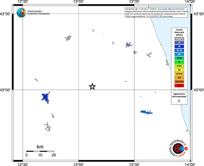 Mappa MCS - territori località