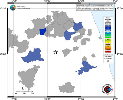 Mappa MCS - territori comuni