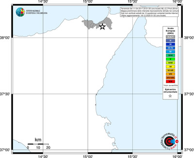 Mappa EMS - territori comuni