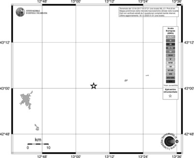 Mappa EMS - territori località