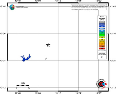 Mappa EMS - territori località