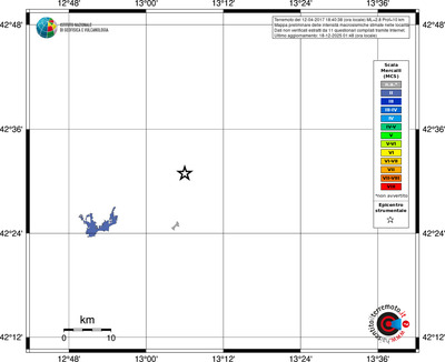 Mappa MCS - territori località
