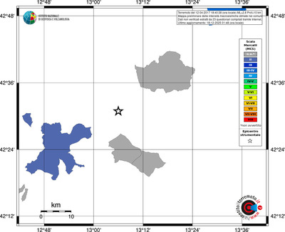 Mappa MCS - territori comuni
