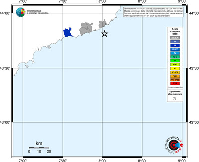 Mappa EMS - territori comuni