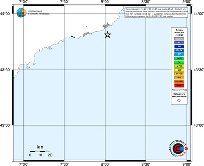 Mappa MCS - territori località
