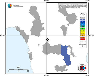Mappa MCS - territori comuni