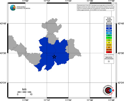 Mappa EMS - territori comuni