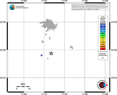 Mappa MCS - territori località