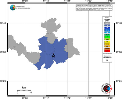Mappa MCS - territori comuni