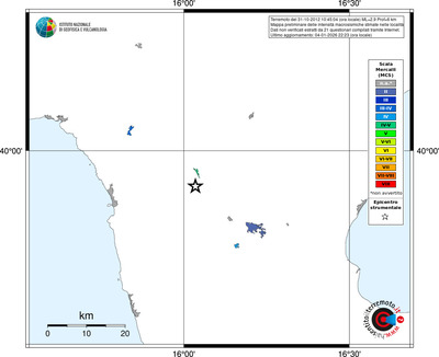 Mappa MCS - territori località