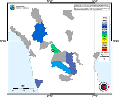 Mappa MCS - territori comuni
