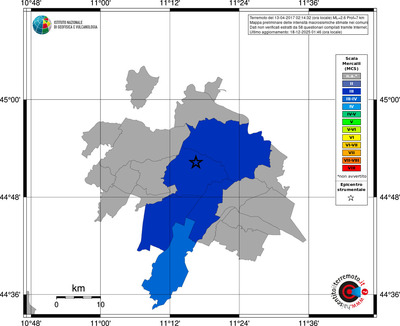 Mappa MCS - territori comuni