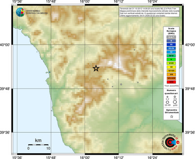 Mappa EMS - località