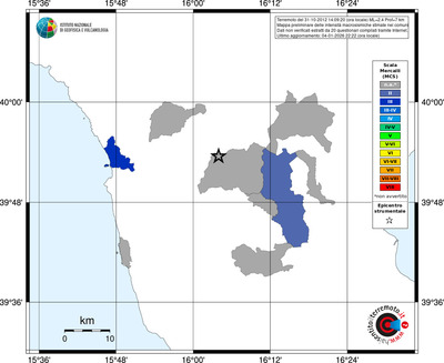 Mappa MCS - territori comuni