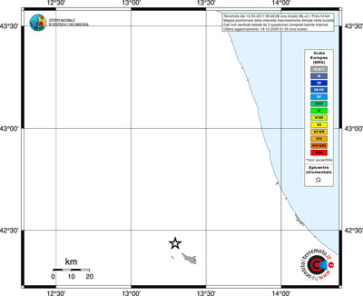 Mappa EMS - territori località