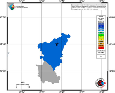 Mappa EMS - territori comuni