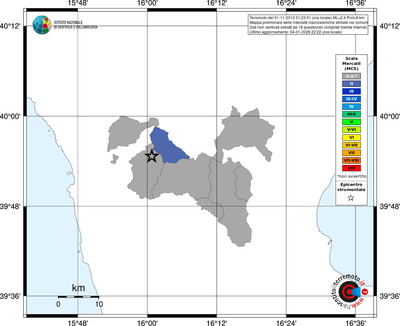 Mappa MCS - territori comuni