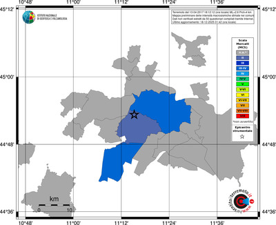 Mappa MCS - territori comuni