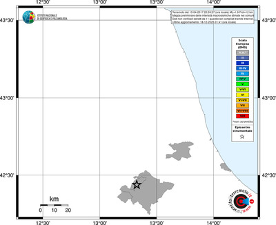 Mappa EMS - territori comuni