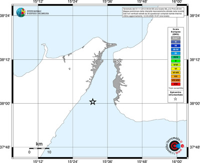 Mappa EMS - territori località