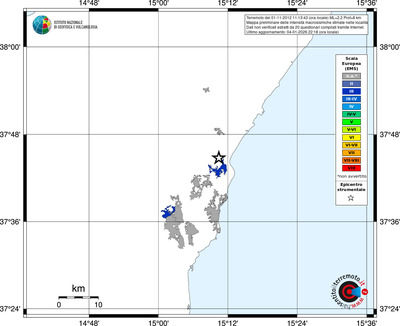 Mappa EMS - territori località
