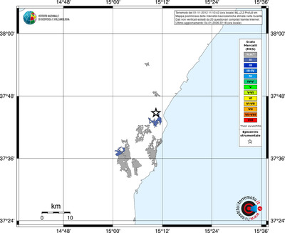 Mappa MCS - territori località