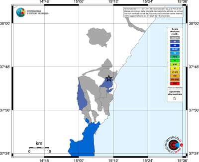 Mappa MCS - territori comuni
