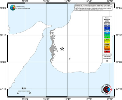 Mappa EMS - territori località